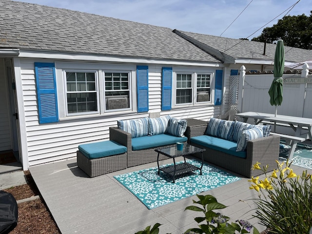 226 Old Wharf Rd, Dennis Port, MA 02639 - deck with outdoor lounge area