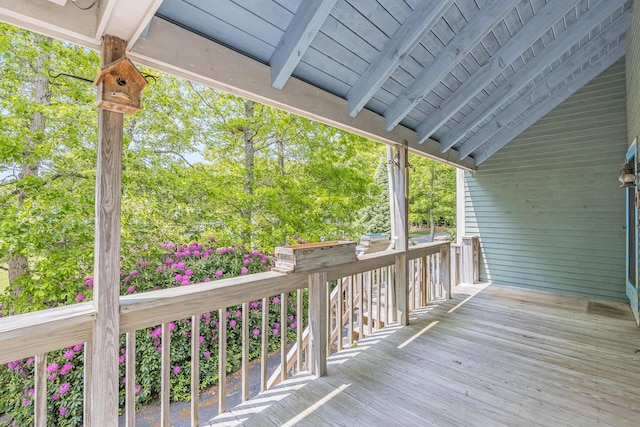 43 Seabreeze Dr, Bourne, MA 02532 - view of wooden deck