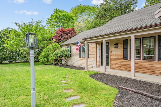 290 Riverview Ln, Centerville, MA 02632 - view of green lawn featuring a porch