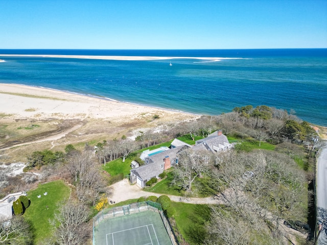 view of property location featuring unending shoreline