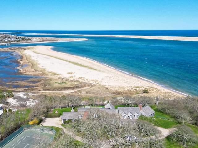 aerial overview of property's location featuring extended coastline