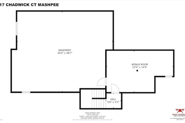 17 Chadwick Ct, Mashpee, MA 02649 - property floor plan