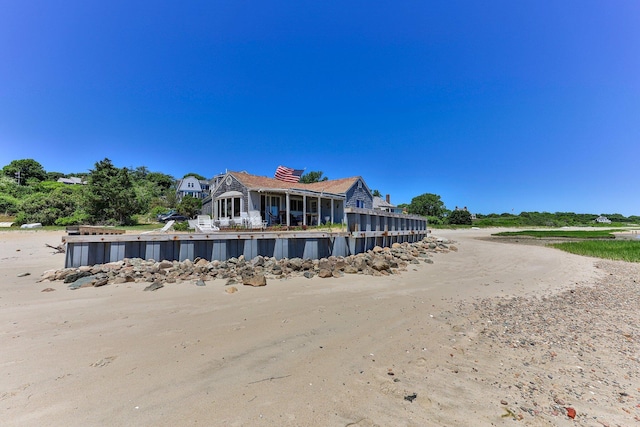 view of rear view of property