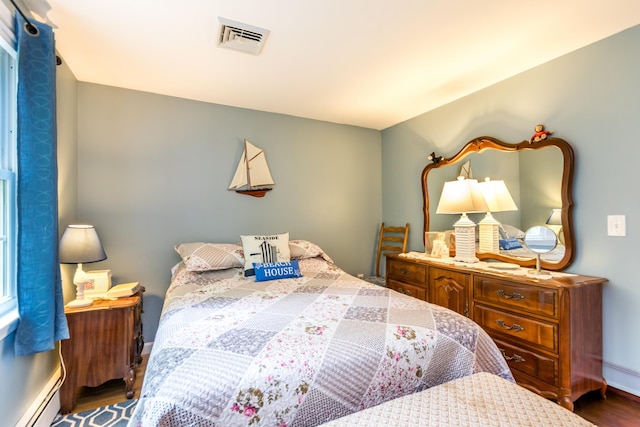 480 Forest Rd, South Yarmouth, MA 02664 - bedroom featuring wood finished floors and baseboard heating