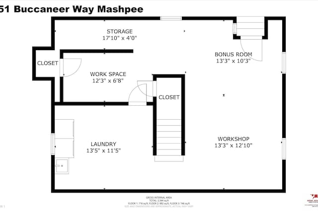 51 Buccaneer Way, Mashpee, MA 02649 - view of property floor plan