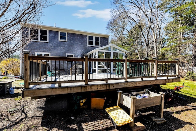 51 Buccaneer Way, Mashpee, MA 02649 - back of property with a deck