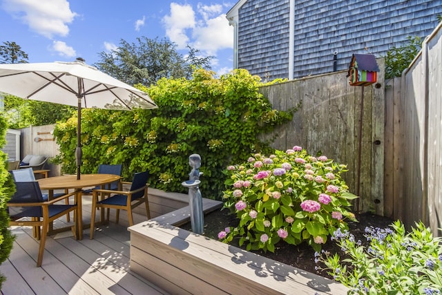 4 Race Rd Unit U2, Provincetown, MA 02657 - deck featuring outdoor dining space