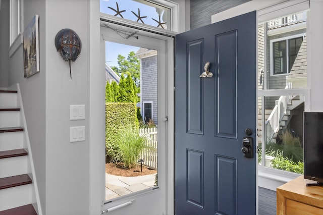 4 Race Rd Unit U2, Provincetown, MA 02657 - entryway featuring stairs