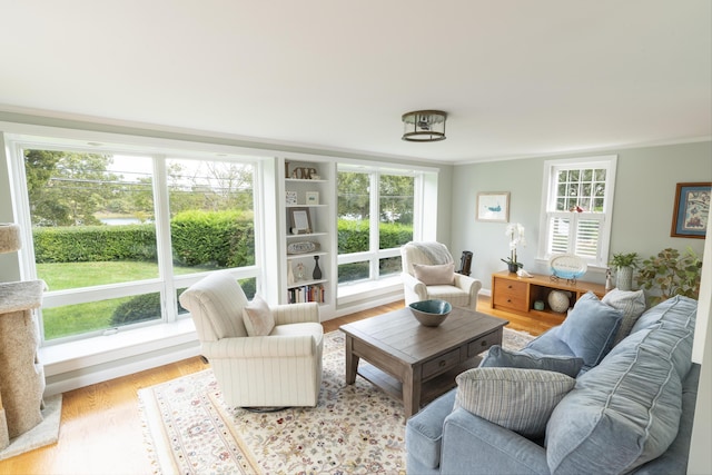 sunroom with a wealth of natural light