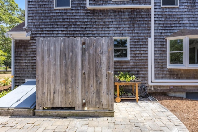 44 Squirrel, Eastham, MA 02642 - exterior view of a bulkhead entry
