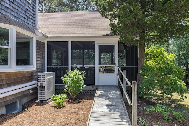 44 Squirrel, Eastham, MA 02642 - view of exterior entry with roof with shingles