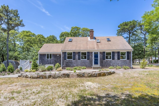 44 Squirrel, Eastham, MA 02642 - view of front of house featuring a chimney