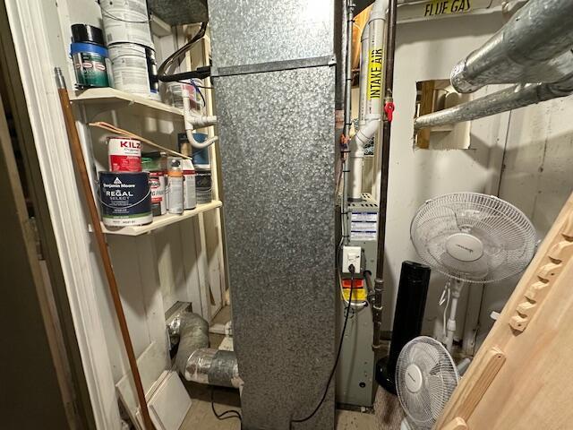 view of utility room