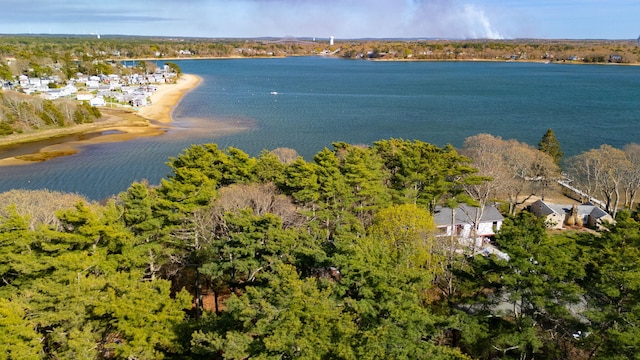 23 Pine Ridge Rd, Buzzards Bay, MA 02532 - drone / aerial view with a water view