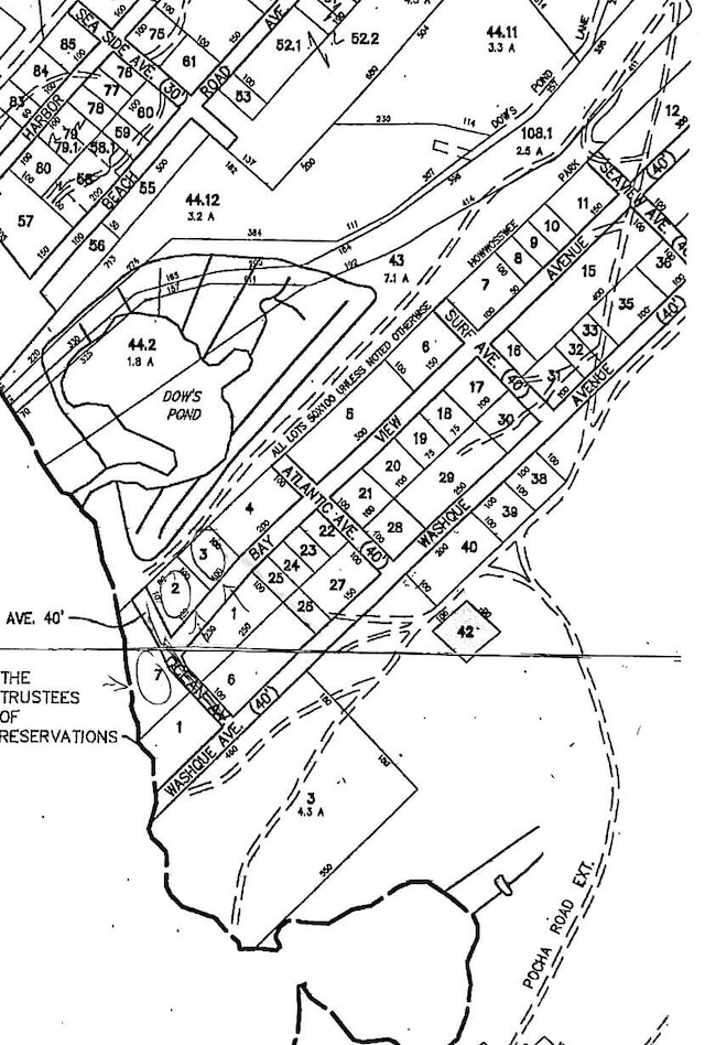 108 Bay View Ave, Edgartown, MA 02539 - map of parcels