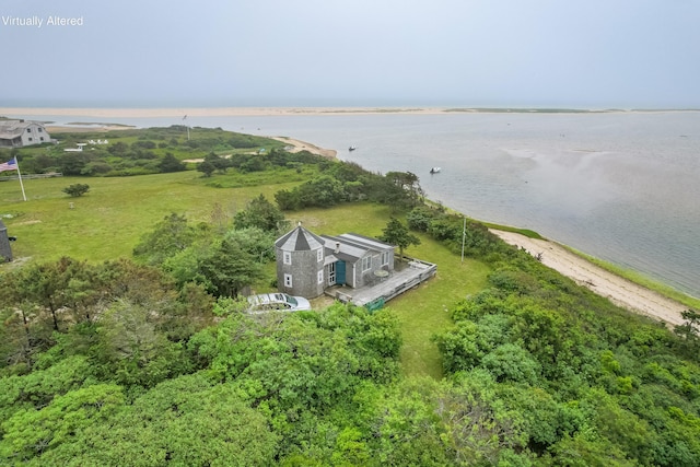 108 Bay View Ave, Edgartown, MA 02539 - aerial view of property and surrounding area featuring a nearby body of water