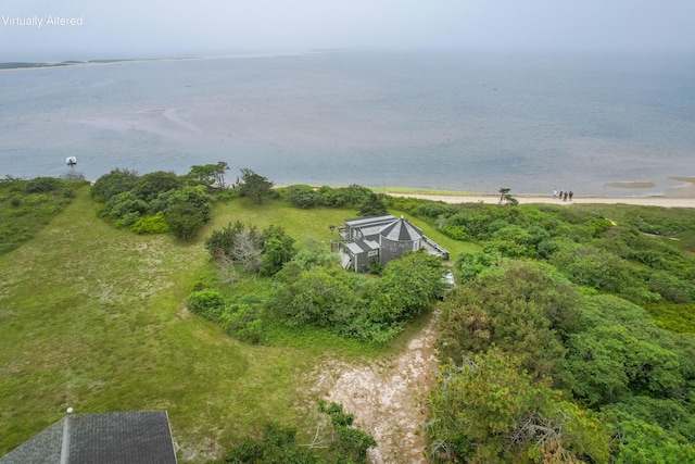 108 Bay View Ave, Edgartown, MA 02539 - view from above of property with a large body of water
