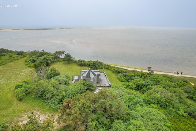 108 Bay View Ave, Edgartown, MA 02539 - aerial view of property and surrounding area with a nearby body of water
