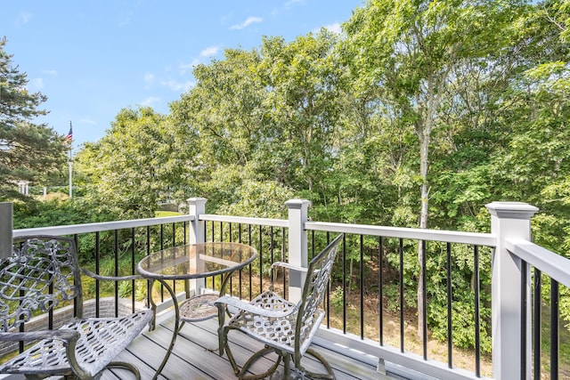 46 Juniper Ln W, South Chatham, MA 02659 - view of wooden deck
