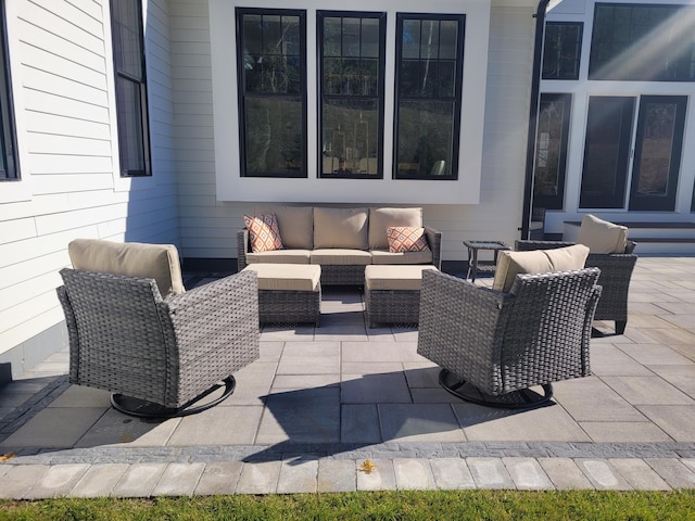 22 Country Club Ln, Mashpee, MA 02649 - view of patio with an outdoor hangout area