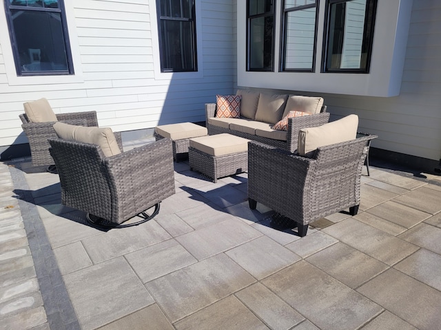 22 Country Club Ln, Mashpee, MA 02649 - view of patio / terrace with an outdoor living space