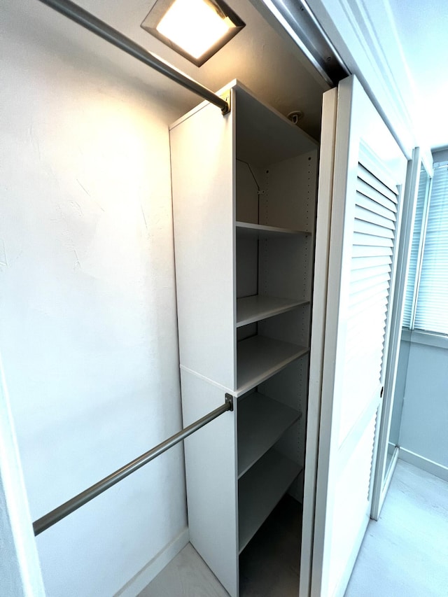 view of closet