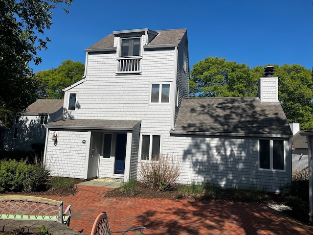 view of rear view of property