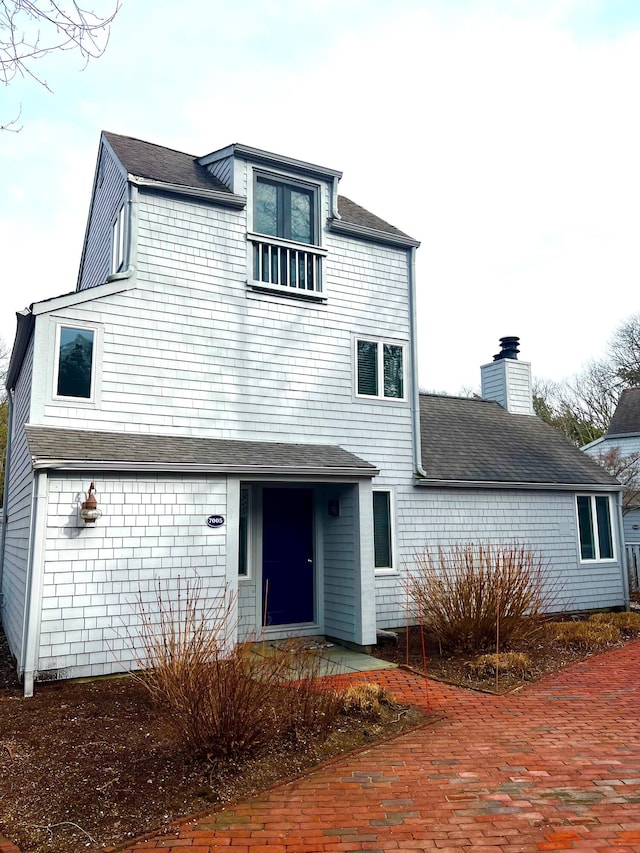 view of front of house featuring a patio area