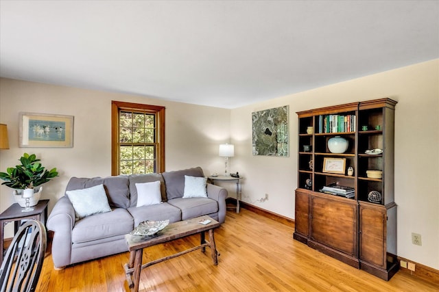 3 Five Corners Rd, Centerville, MA 02632 - living room featuring light wood-type flooring and baseboards