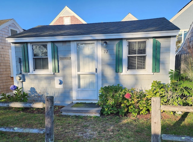 view of bungalow