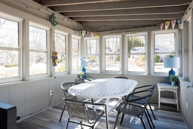 2 Naushon Rd, Mashpee, MA 02649 - sunroom featuring outdoor dining area