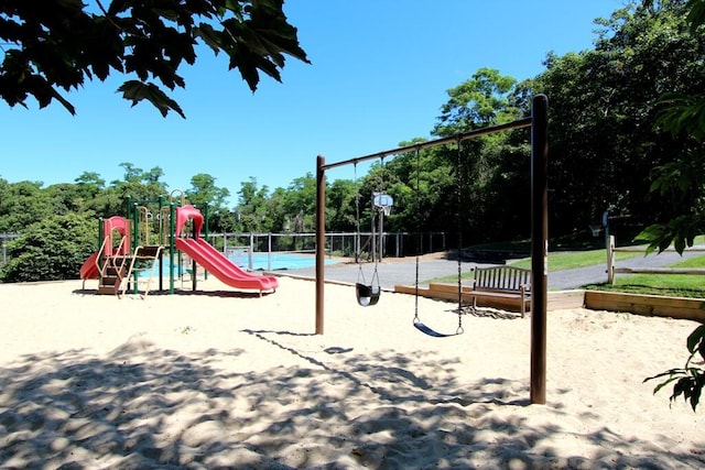 view of communal playground