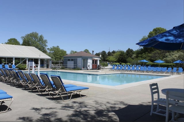 288 Fletcher Ln, Brewster, MA 02631 - community pool with a patio