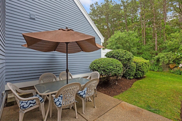288 Fletcher Ln, Brewster, MA 02631 - view of patio / terrace with outdoor dining area