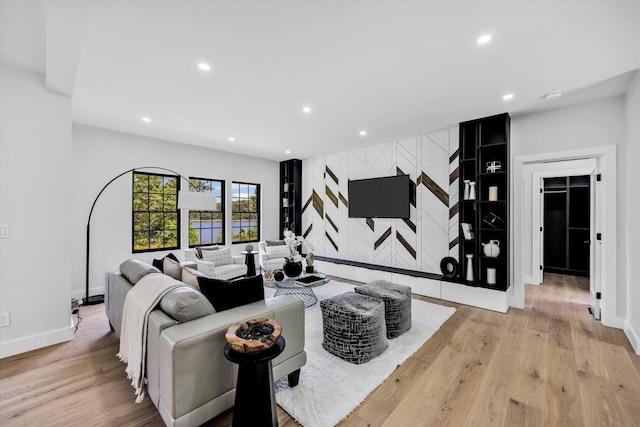 2 Buttercup Ln, South Yarmouth, MA 02664 - living room featuring recessed lighting and light wood-type flooring