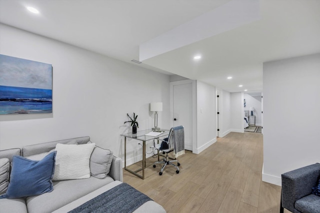2 Buttercup Ln, South Yarmouth, MA 02664 - office space featuring light wood-type flooring and recessed lighting