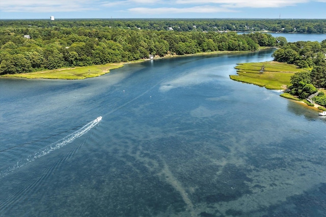 2 Buttercup Ln, South Yarmouth, MA 02664 - aerial view of a heavily wooded area and a nearby body of water