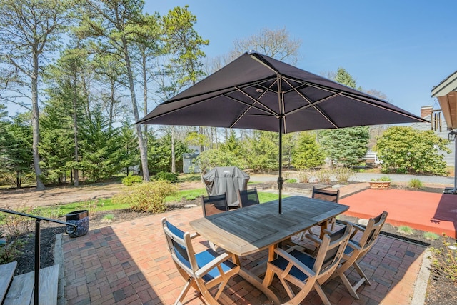 view of patio / terrace with outdoor dining space