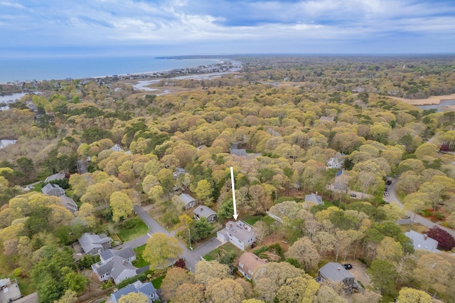 359 Lake Elizabeth Dr, Centerville, MA 02632 - aerial overview of property's location with a large body of water