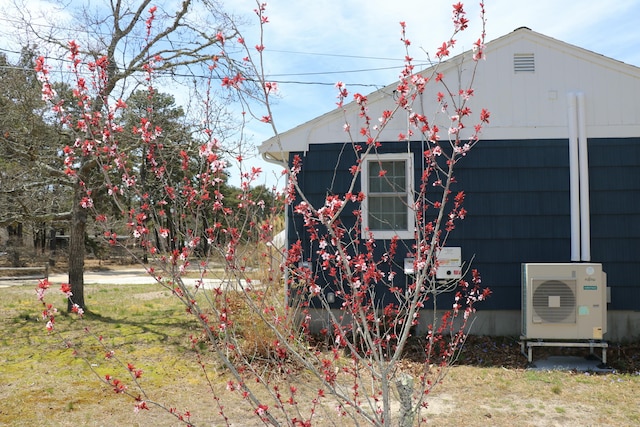 view of property exterior featuring ac unit
