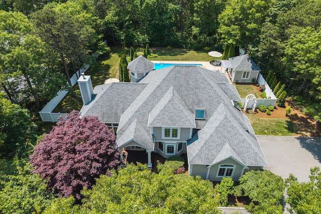 335 Falmouth Woods Rd, East Falmouth, MA 02536 - aerial view of property and surrounding area