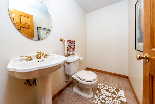 30 Monomessat Way, Chatham, MA 02633 - bathroom featuring toilet, baseboards, and tile patterned flooring