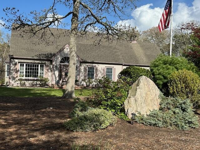 30 Monomessat Way, Chatham, MA 02633 - view of front of house with a chimney