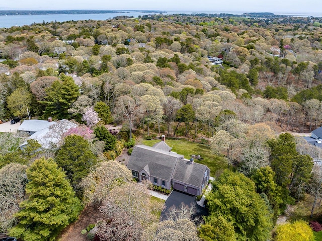 30 Monomessat Way, Chatham, MA 02633 - aerial view of property and surrounding area with a nearby body of water