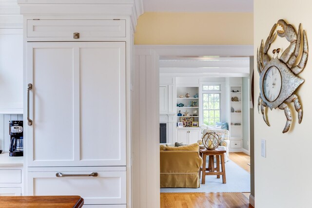 86 Champlain Rd, Chatham, MA 02633 - corridor featuring light wood-style flooring