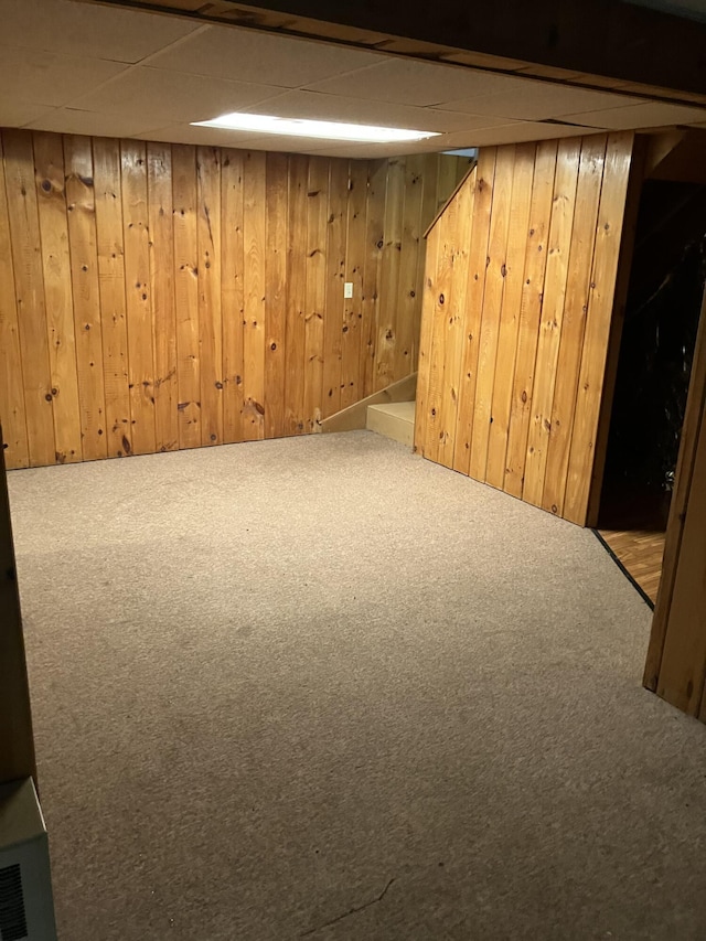 1094 County Rd, Pocasset, MA 02559 - finished below grade area with carpet and wood walls