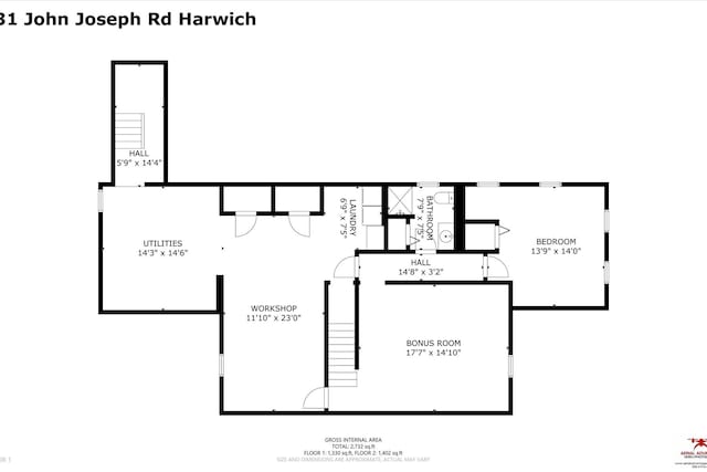 31 John Joseph Rd, Harwich, MA 02645 - view of room layout