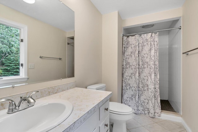 31 John Joseph Rd, Harwich, MA 02645 - full bath featuring vanity, tiled shower, and tile patterned flooring