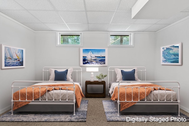 31 John Joseph Rd, Harwich, MA 02645 - bedroom with a drop ceiling and baseboards