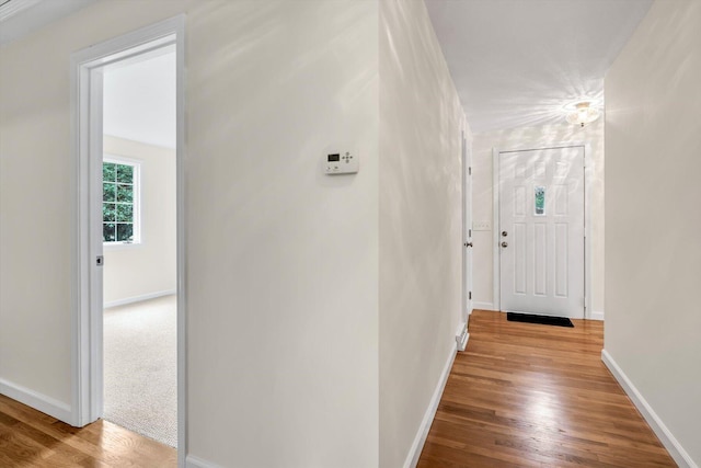 31 John Joseph Rd, Harwich, MA 02645 - hallway with wood finished floors and baseboards